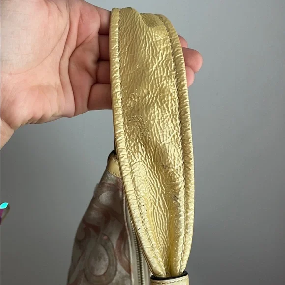 Coach Kristen Pink and Cream Sequin Shoulder Bag - Picture 4 of 15